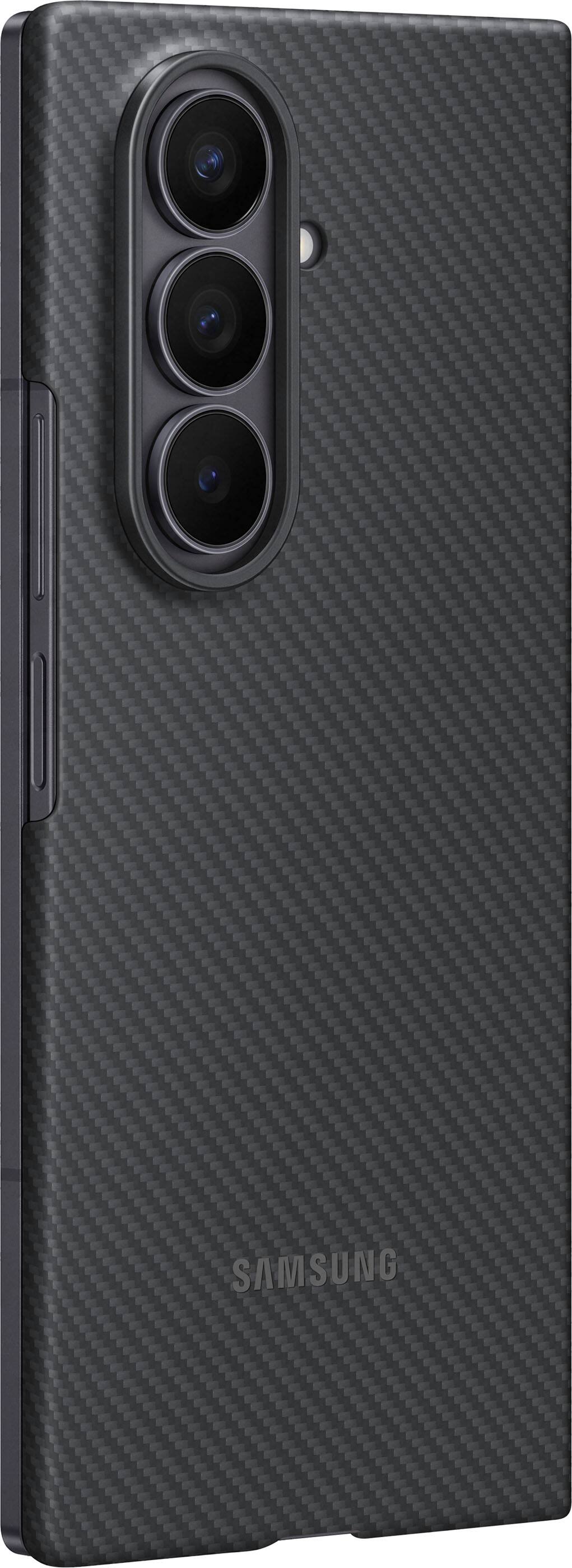 Alt View 12. Samsung - Galaxy Z Fold7 Carbon Shield Case - Black.