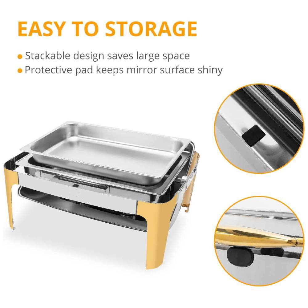 EASY TO STORAGE

- Stackable design saves large space
- Protective pad keeps mirror surface shiny