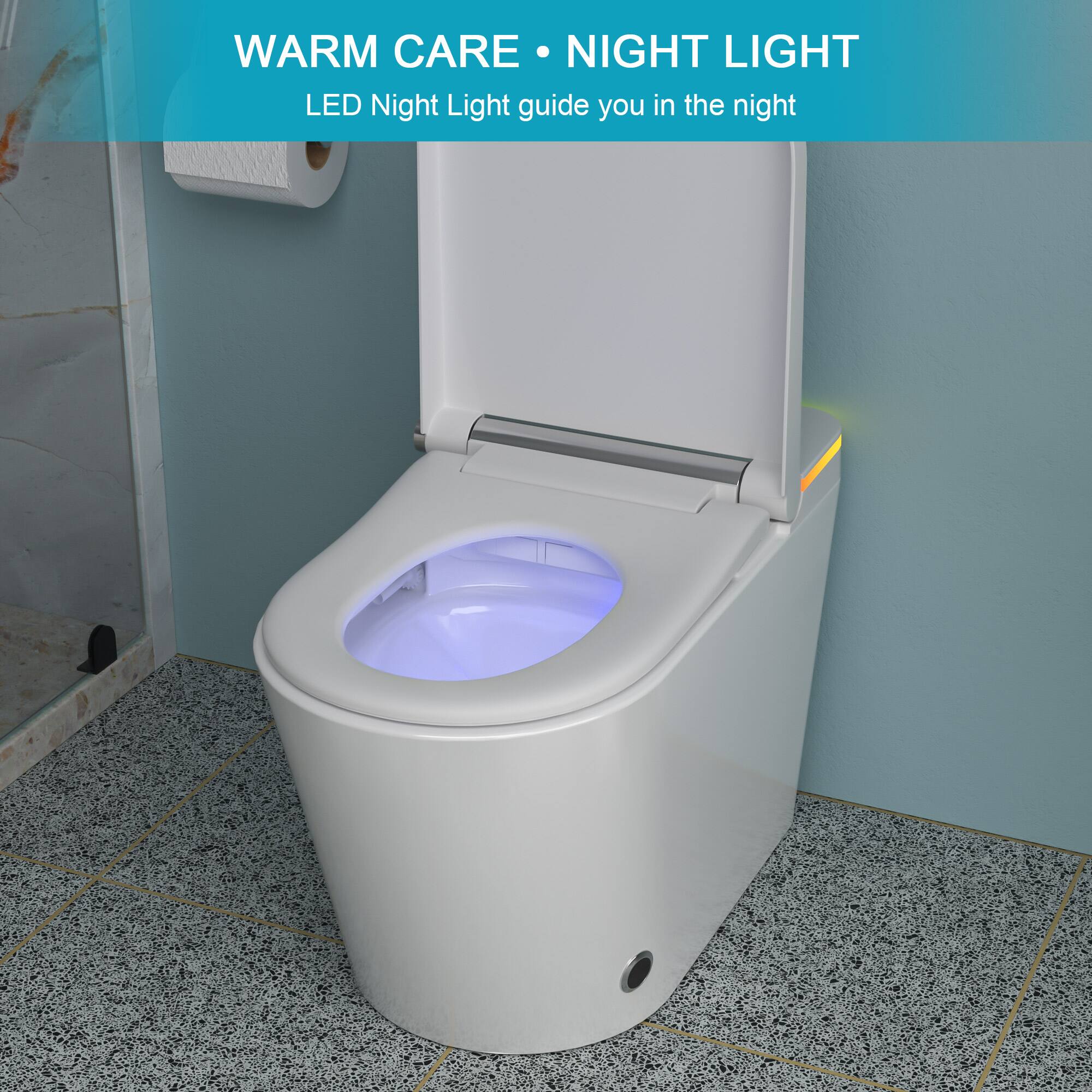 WARM CARE • NIGHT LIGHT  
LED Night Light guide you in the night