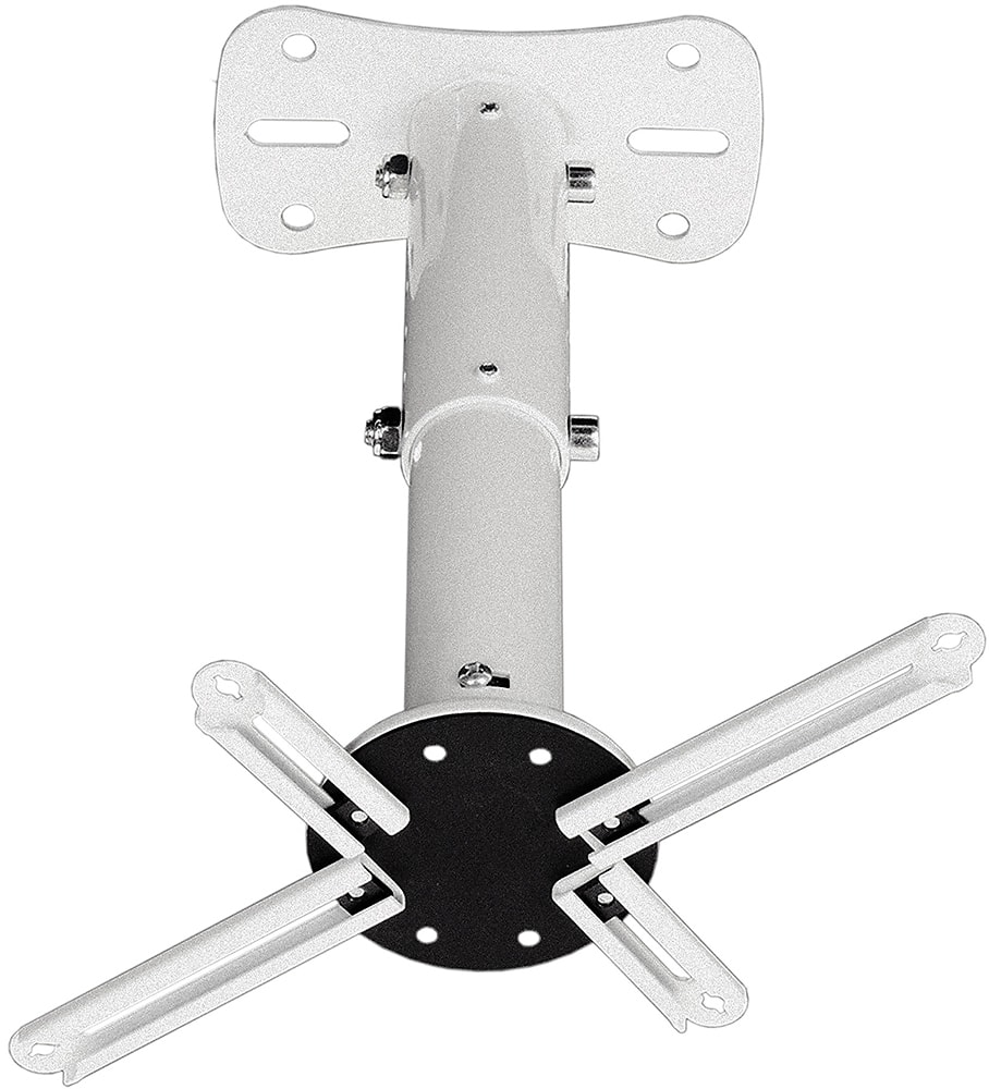 Alt View 11. Kanto - Universal Projector Ceiling Mount - White.