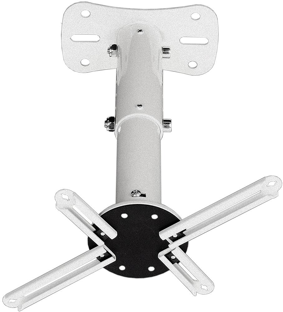 Alt View 11. Kanto - Universal Projector Ceiling Mount - White.