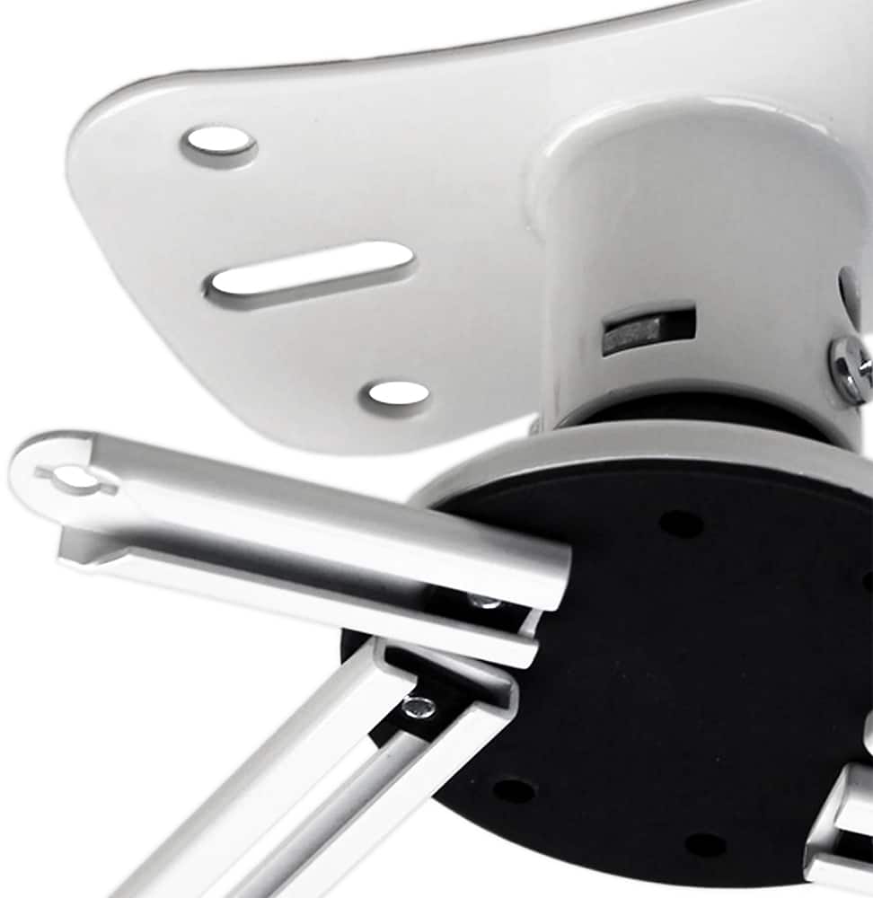Alt View 12. Kanto - Universal Projector Ceiling Mount - White.