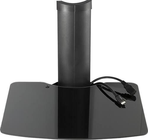 Kanto - Wall-Mounted Shelving Unit - Black - Larger Front