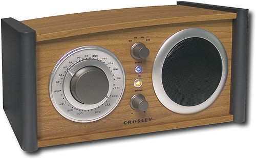 Best Buy: Crosley Comet Clock Radio with AM/FM Tuner CR220