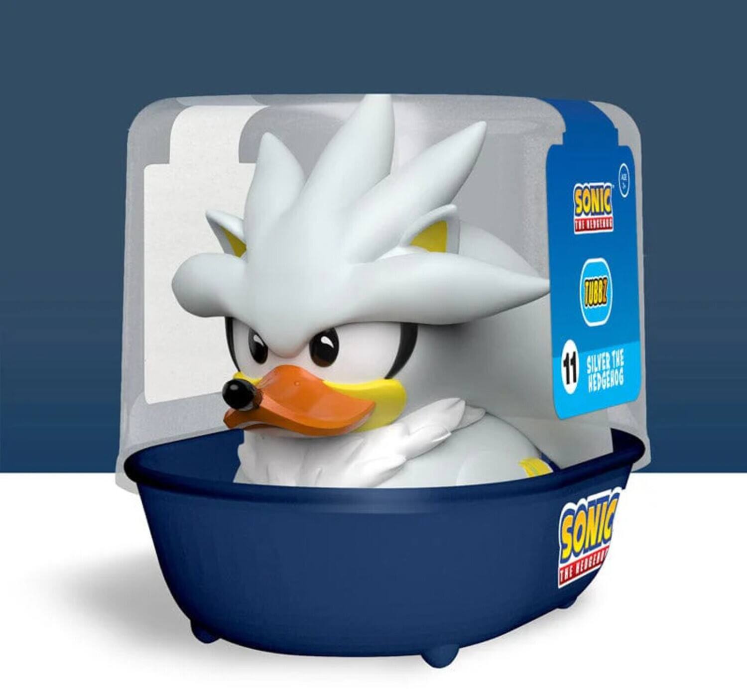 The text on the image is: "SONIC THE HEDGEHOG TURBO! 11 SILVER THE HEDGEHOG SONIC THE HEDGEHOG"