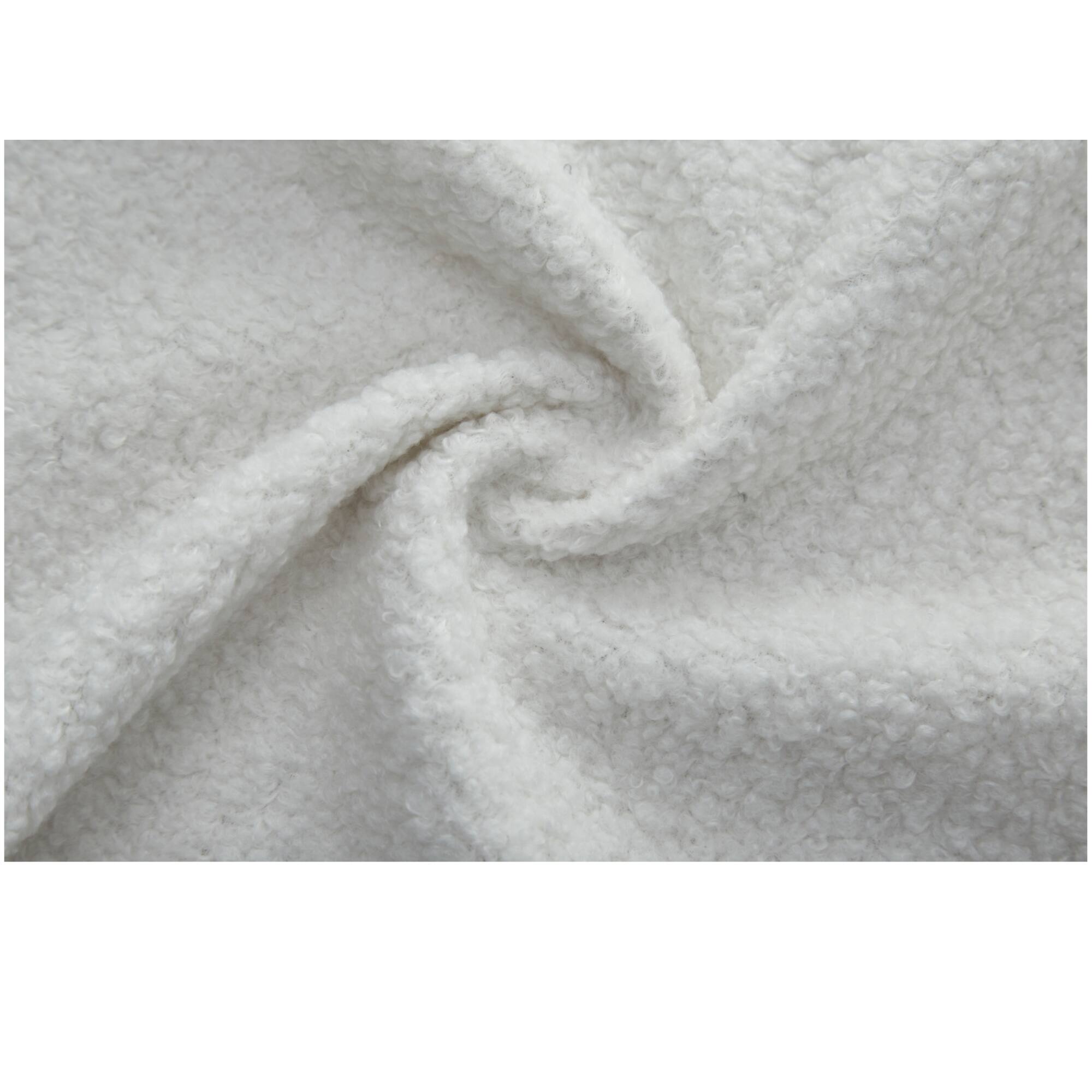 Alt View 3. Anysun - Modern Floor Sofa with 2 Pillows - Convertible Teddy Fabric Sleeper Bed, 15" Full Size Mattress, No Assembly Required - White.