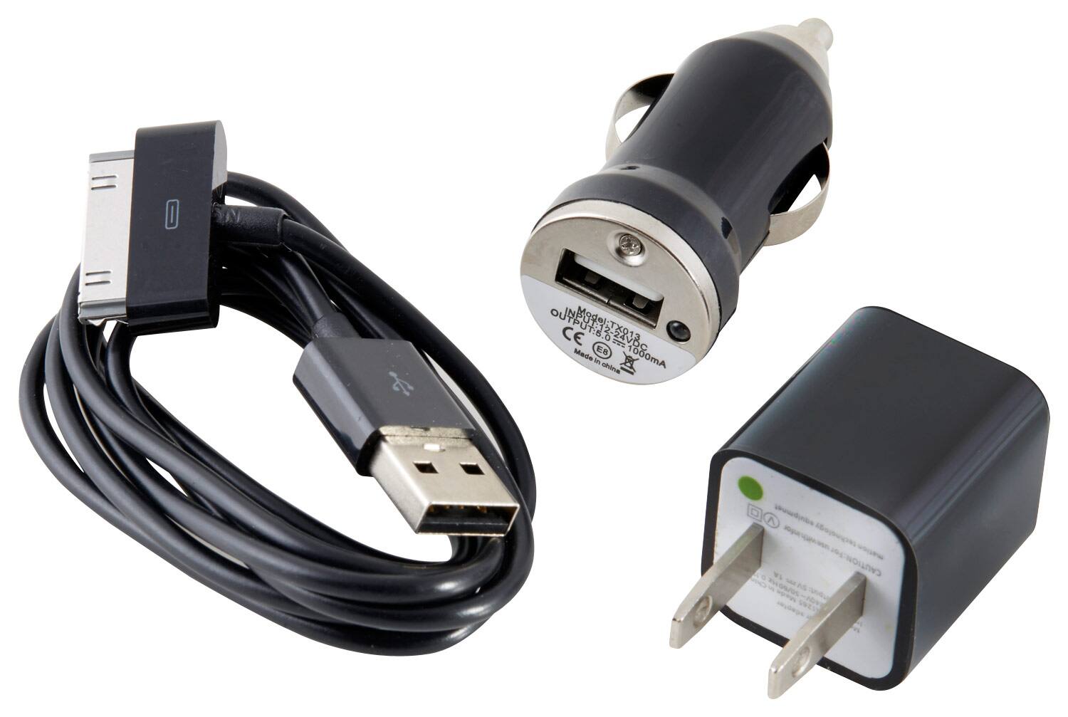 Front. UltraLast - Vehicle and Wall Chargers for Select Apple® Devices - Black.