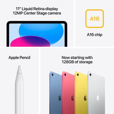 Apple 11 inch iPad A16 chip with Wi Fi + Cellular 128GB Yellow Apple 11 inch iPad A16 chip with Wi Fi + Cellular 128GB Yellow