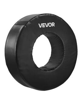 VEVOR - Football Tackle Wheel, Football Tackling Dummy, Waterproof PVC and High-Density Sponge Tackle Ring - Black