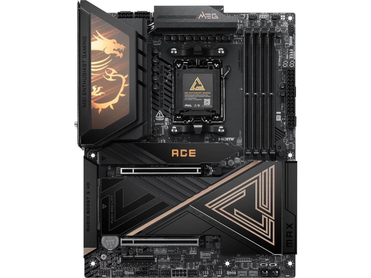 MSI Enthusiast Gaming  
MSI MAX ACE X570E  
AUDIO BOOST 5 HD  
RADIO LIFT AND PUSH  
USB