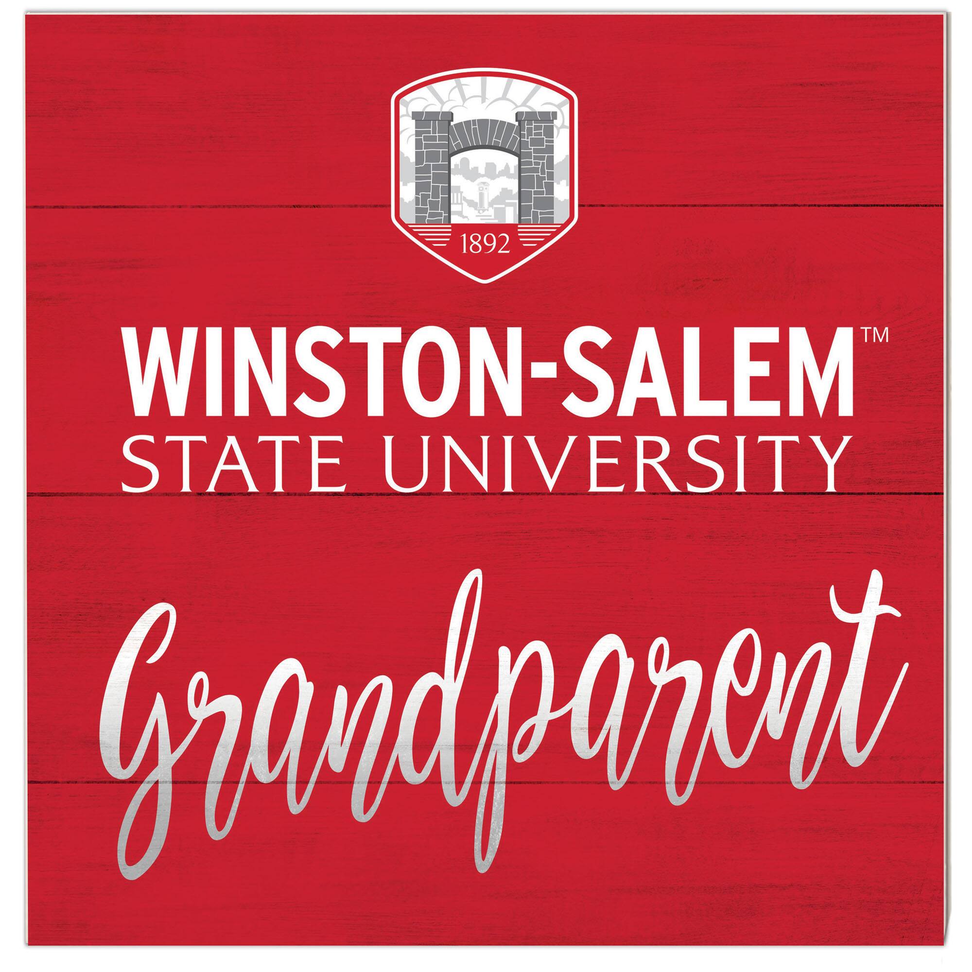 Winston-Salem State Rams 10'' x 10'' Grandparent Plaque