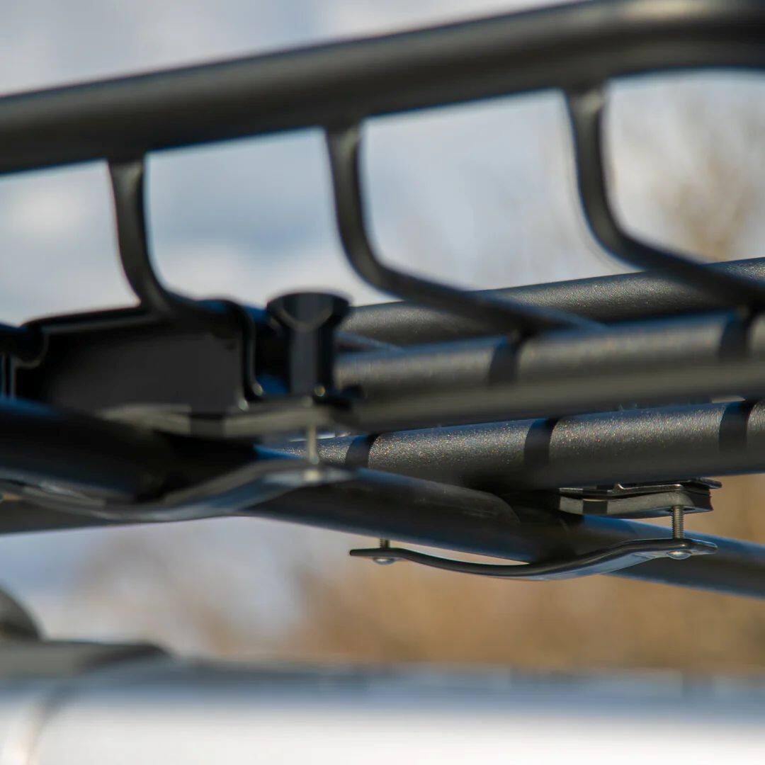 Alt View 4. Saris - MHS Cargo Roof Attachment Kit - Roof Rack Adapter for MHS Cargo Basket System Accessory - Carbon Black.