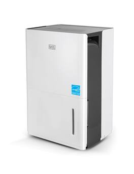 Black+Decker - 3000 Sq. Ft. Dehumidifier for Large Spaces and Basements, Energy Star Certified, BD30MWSA - White