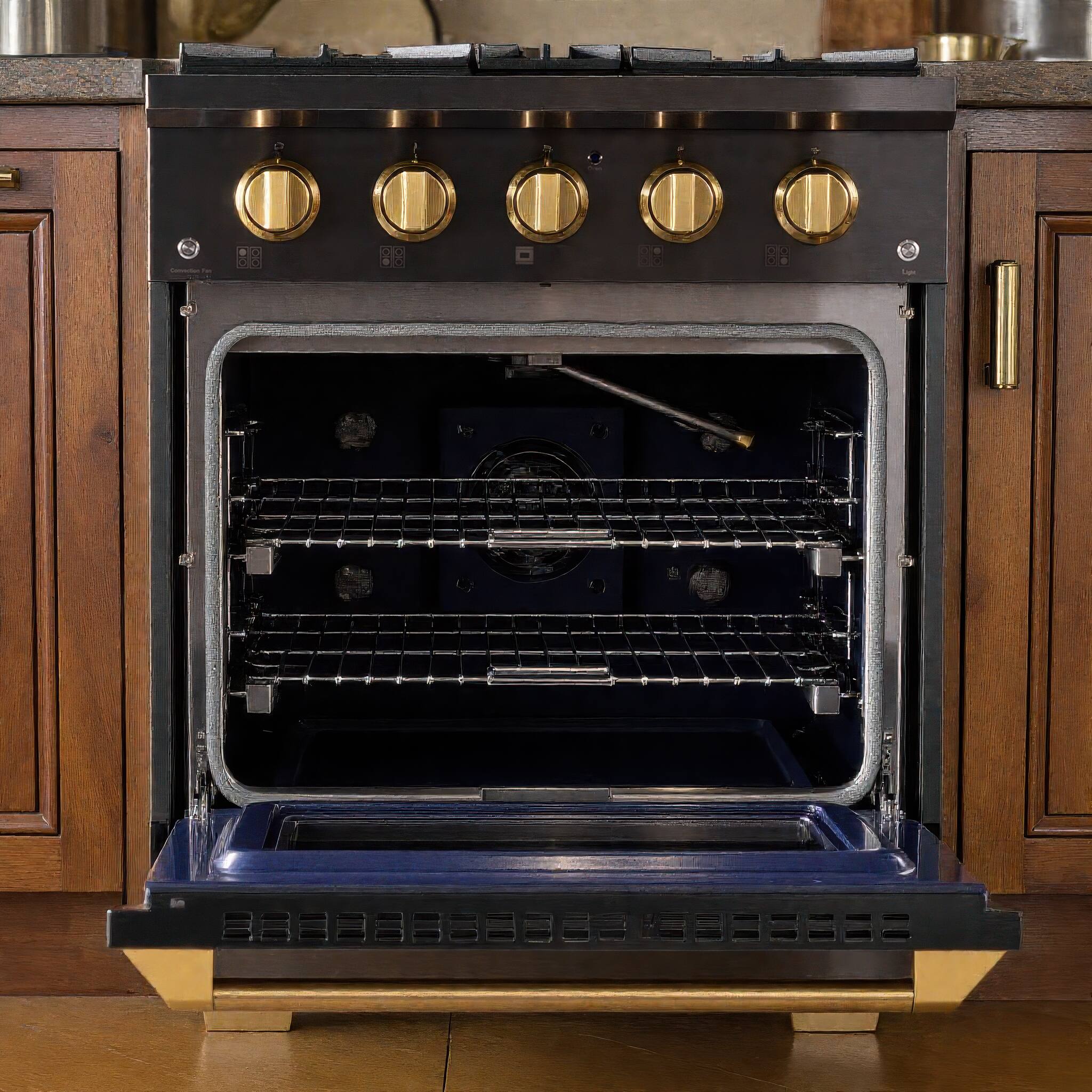 Alt View 4. Kucht - KUCHT Gemstone 30" 4.2 cu. ft. Natural Gas Range w/ Sealed Burners & Convection Oven – Gemstone Finish - Gemstone.