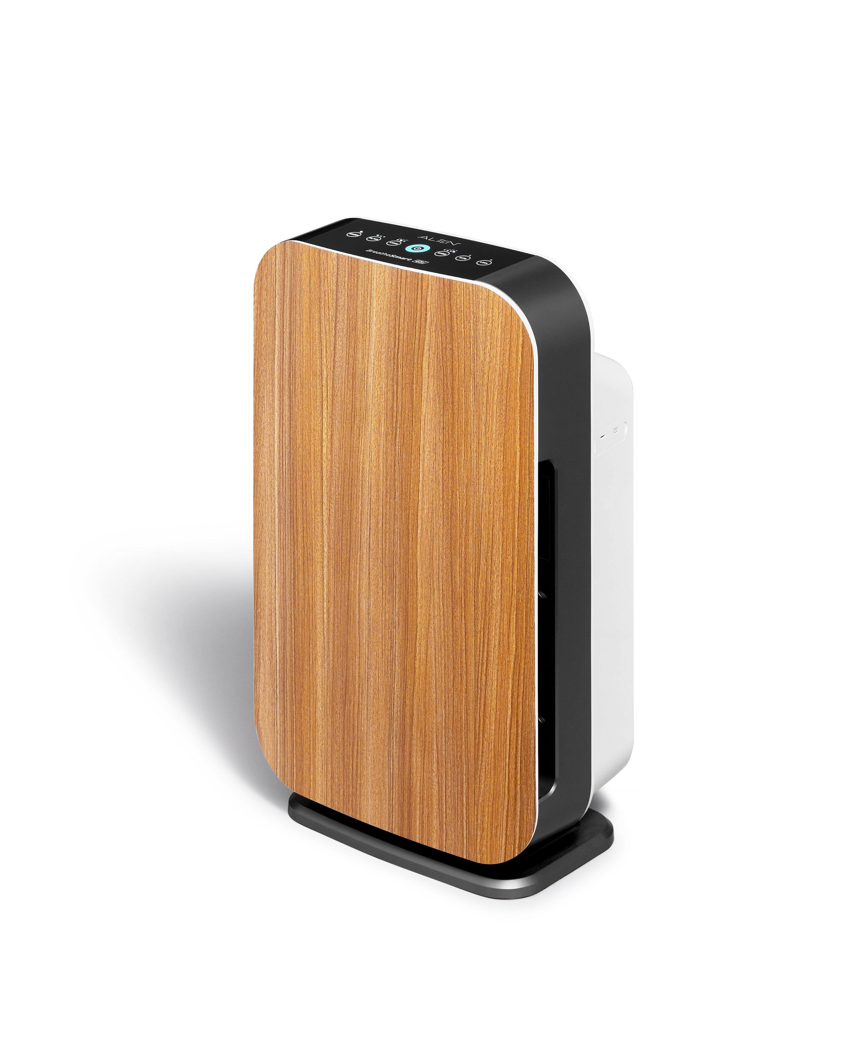 Alt View 15. Alen - BreatheSmart 45i 800 SqFt Air Purifier with Fresh HEPA Filter for Allergens, Dust, Odors & Smoke - Oak.