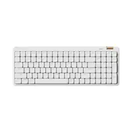 METALTON - Flow Lite Low Profile Swappable Rechargeable With Receiver And Connection For Windows Mac Specter marble - Off-White