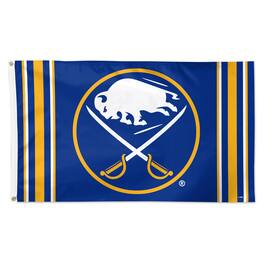 WinCraft - Buffalo Sabres 3' x 5' Logo Stripe Deluxe Single-Sided Flag - Multicolor