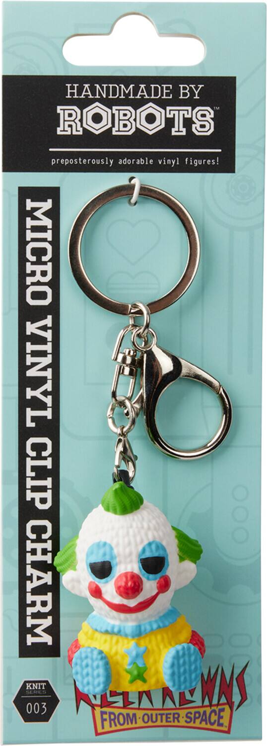 HANDMADE BY ROBOTS preposterously adorable vinyl figures! MICRO VINYL CLIP CHARM KNIT WNS SERIES 003 LENAEWNS FROM OUTER SPACE