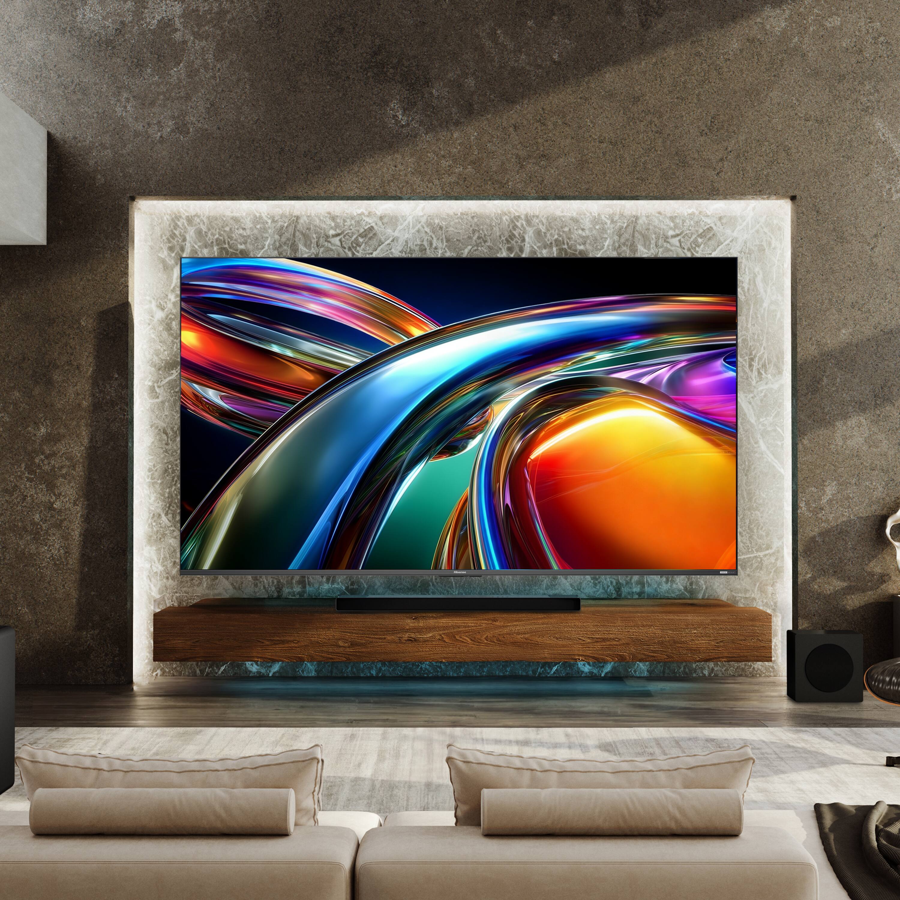 Alt View 24. Hisense - 65" Class UR9 RGB MiniLED Series UHD 4K HDR Smart Google TV (2026) - Black.