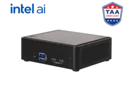ASRock - NUCS BOX-358H, Intel Core Ultra 3, NPU AI, DDR5-7200, USB4/Thunderbolt 4, Dual 2.5GbE, Wi-Fi 7