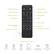 STANDBY ON/OFF
SOUND MODES
BASS CONTROL
TREBLE CONTROL
VOLUME CONTROL
TREBLE RESET
BASS RESET
MUTE
INPUT SELECT
LED BRIGHTNESS ADJUST
SUB MUTE
BLUETOOTH RESET
PLAYBACK CONTROLS
WHAT'S IN THE BOX?
REMOTE
SPEAKER WIRE
POWER CORD
MAGNETIC GRILLES
8 ADHESIVE RUBBER FEET
QUICK START GUIDE