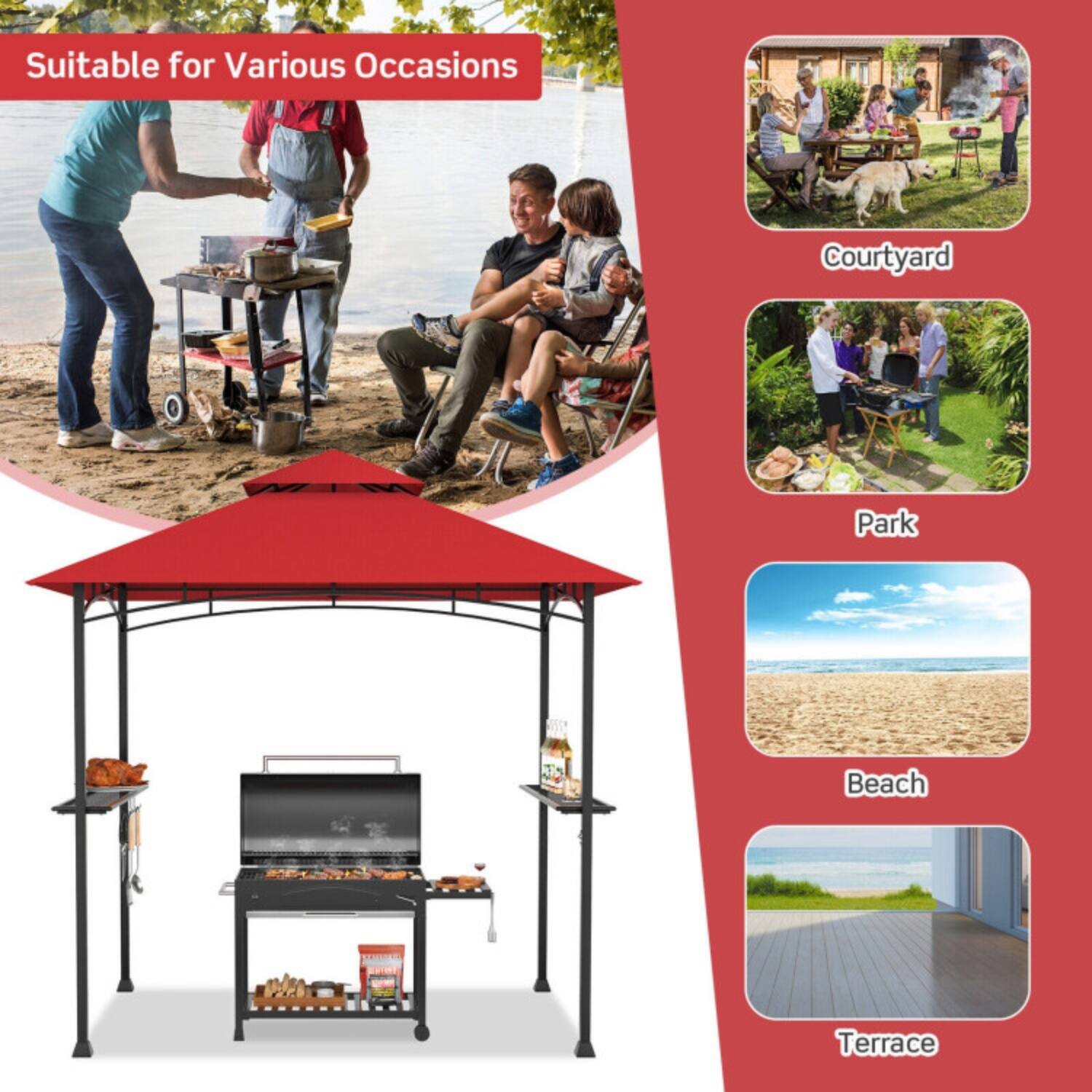 Suitable for Various Occasions

- Courtyard
- Park
- Beach
- Terrace