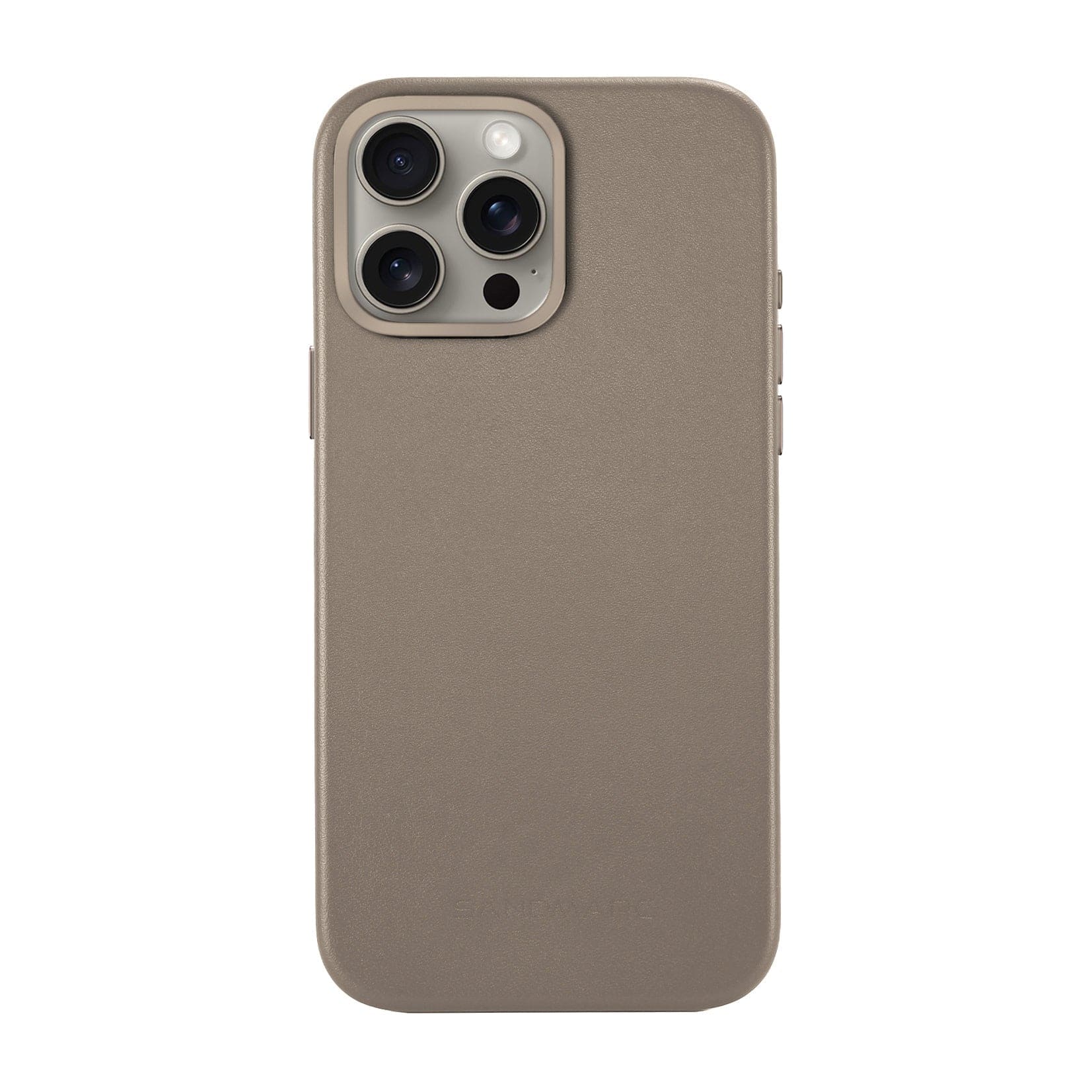 SANDMARC - Minimal Leather Case - iPhone 16 Pro Max - Sand - beige