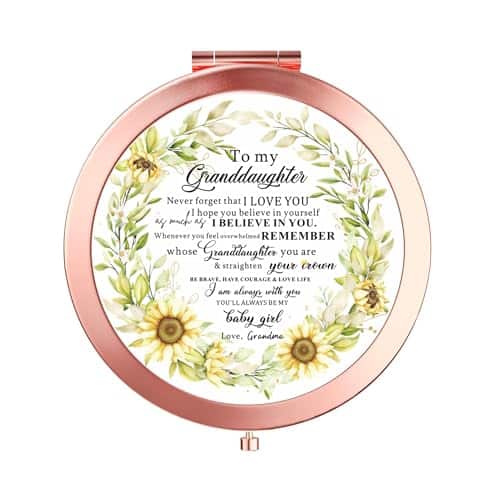 Earthley Blooms - Gifts For Daughter From Mom Birthday Mother Wedding Gift To My Compact Mirror - Granddaughter