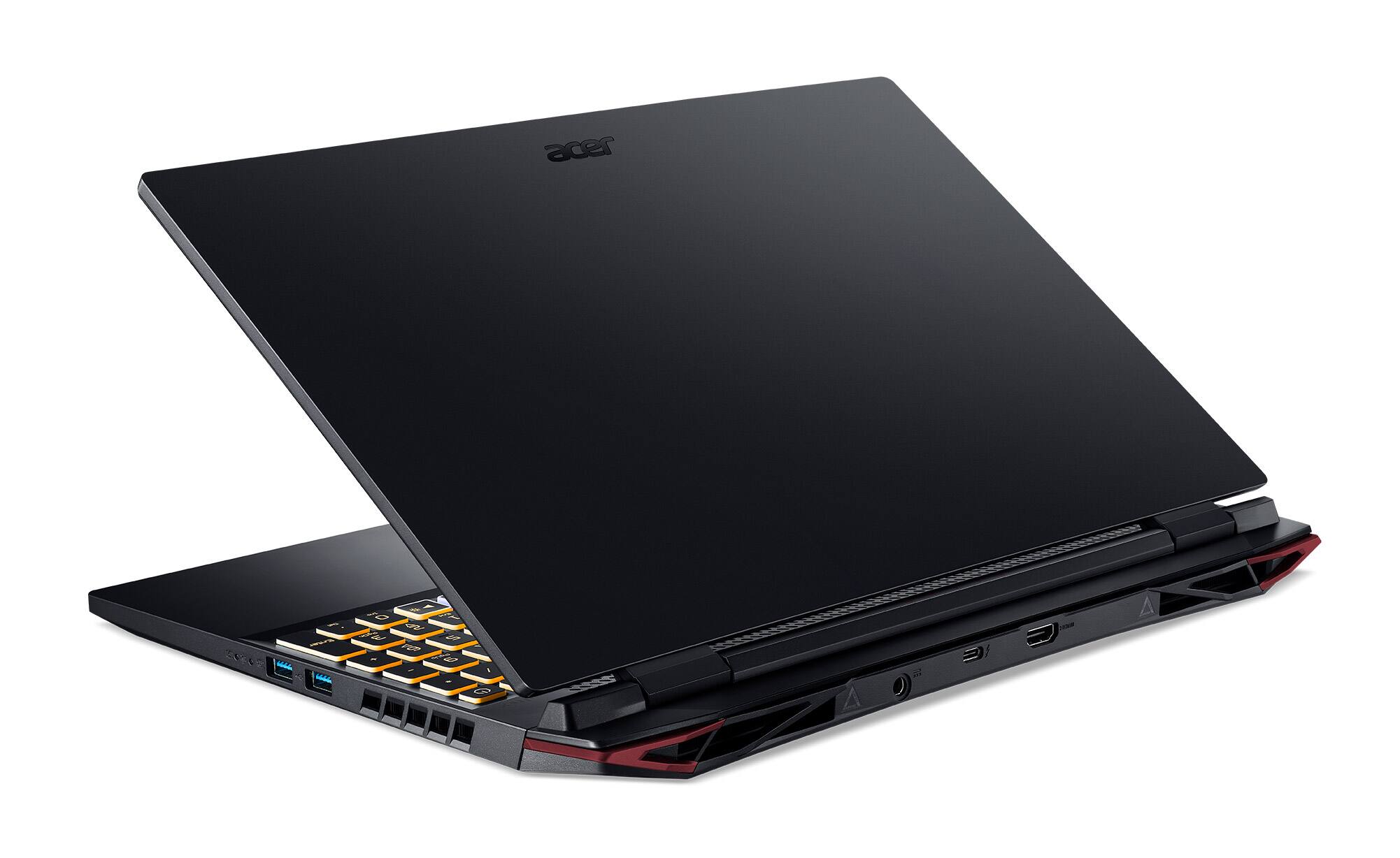 Alt View 7. Acer - Nitro 5 - 15.6" FHD Gaming Laptop – Intel Core i5 – NVIDIA GeForce RTX 3050 Ti - 16GB DDR4 - 512GB Gen 4 SSD - Black - Obsidian Black.