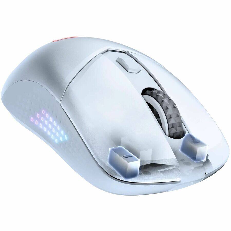 Alt View 5. MSI - Versa 300 Elite Lightweight Wireless 26000 DPI Optical 60M+ Click OMRON Switch Gaming Mouse - White.