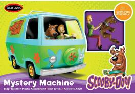 PopMarket - ScoobyDoo Mystery Machine Snap Polar Lights Model Kit - COLLECTIBLES - Multicolor