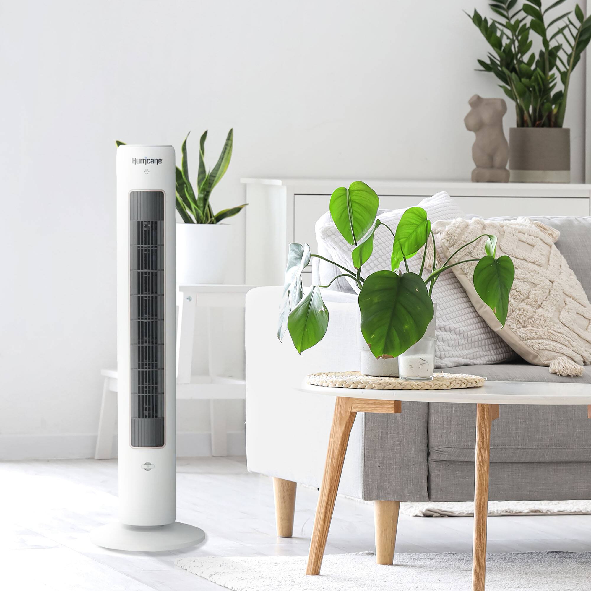 Alt View 8. Hurricane - Hurricane 40 Inch Triple Action Air Enhancing Tower Fan & Aromatherapy Diffuser - 40" Tower Fan.