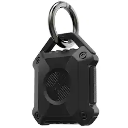 Vena - For Apple AirTag Holder, AirTag Keychain iP56 Water Resistant, AirTag Case Cover For Pet Dog Cat Collar Luggage - Black