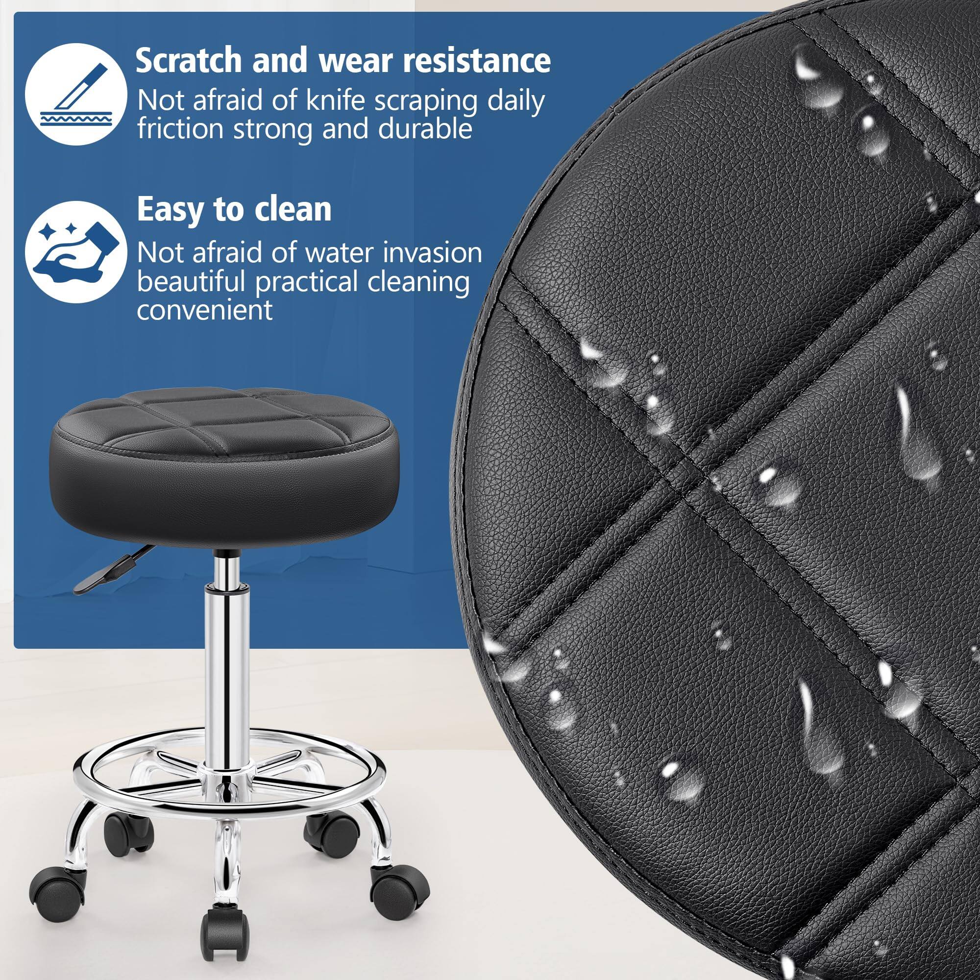 - Scratch and wear resistance: Not afraid of knife scraping daily friction, strong and durable
- Easy to clean: Not afraid of water invasion, beautiful practical cleaning convenient