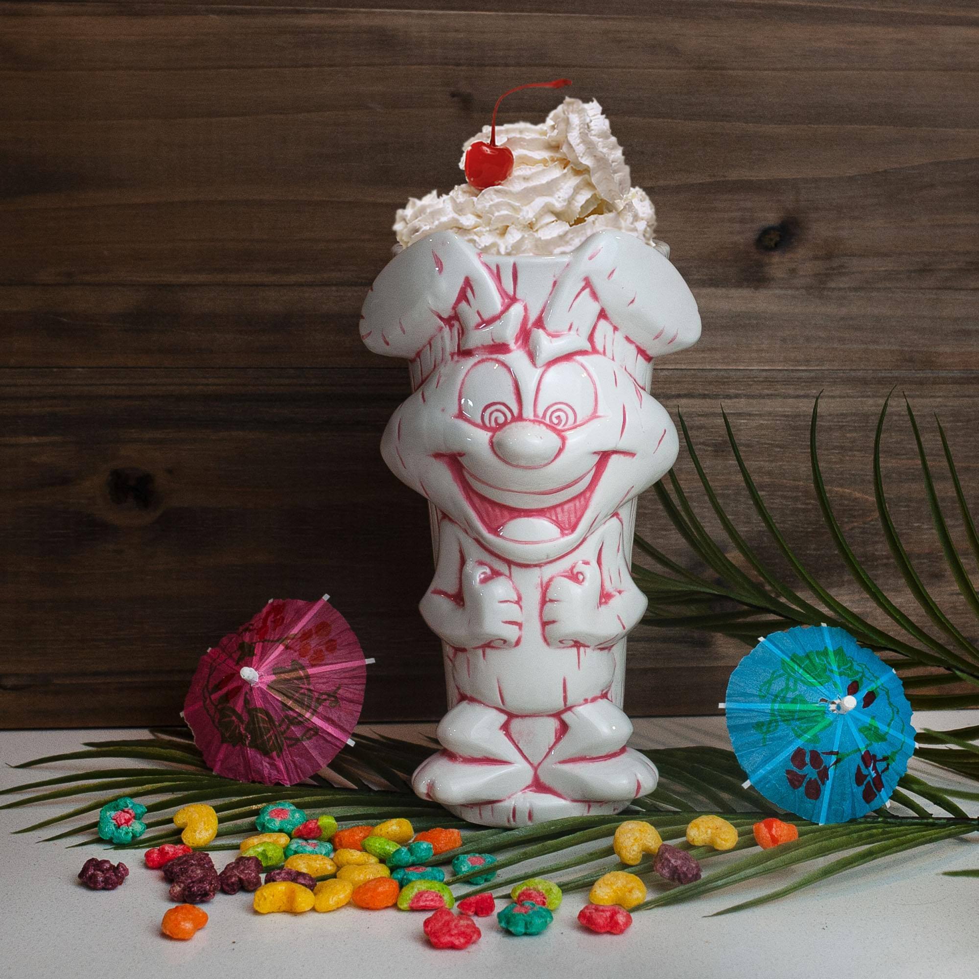 Alt View 4. General Mills - Geeki Tikis General Mills 20-Ounce Ceramic Mug | Trix Rabbit - White.