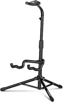 CAHAYA - Folding Guitar Stand Holder for Acoustic Electric Guitars Bass 30.7 to 37 In Tripod Guitar Stands CY0253