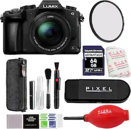 Lumix G85 Mirrorless Camera w/ 12-60mm Lens & Advance Accessories & Travel Bundle | Panasonic Lumix DMC-G85MK