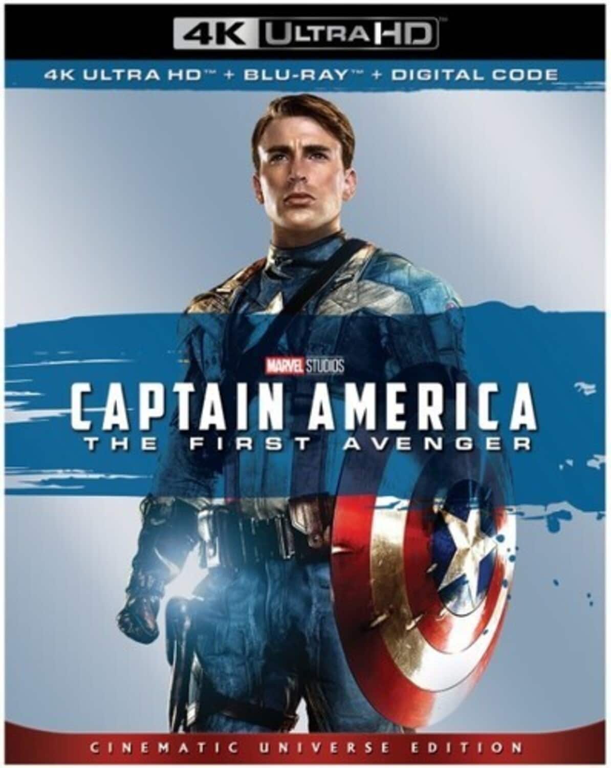 Front. Captain America: The First Avenger   - 4K Blu-Ray.