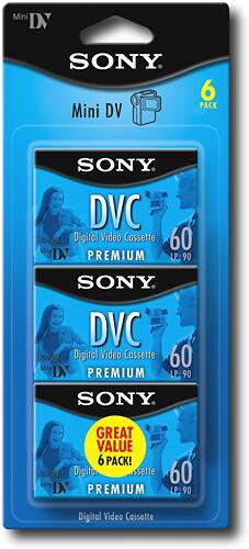Sony DV Cassette Multi DVM60PRL/6 - Best Buy Sony DV Cassette Multi DVM60PRL/6 - Best Buy