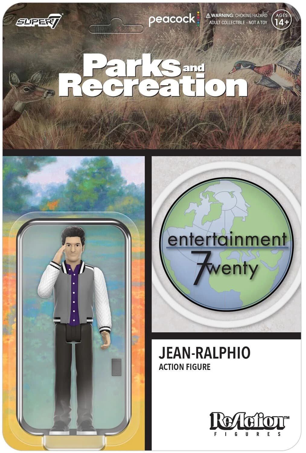 Super7 - Parks And Recreation - ReAction Wv3 - Jean-Ralphio - COLLECTABLES - Multicolor