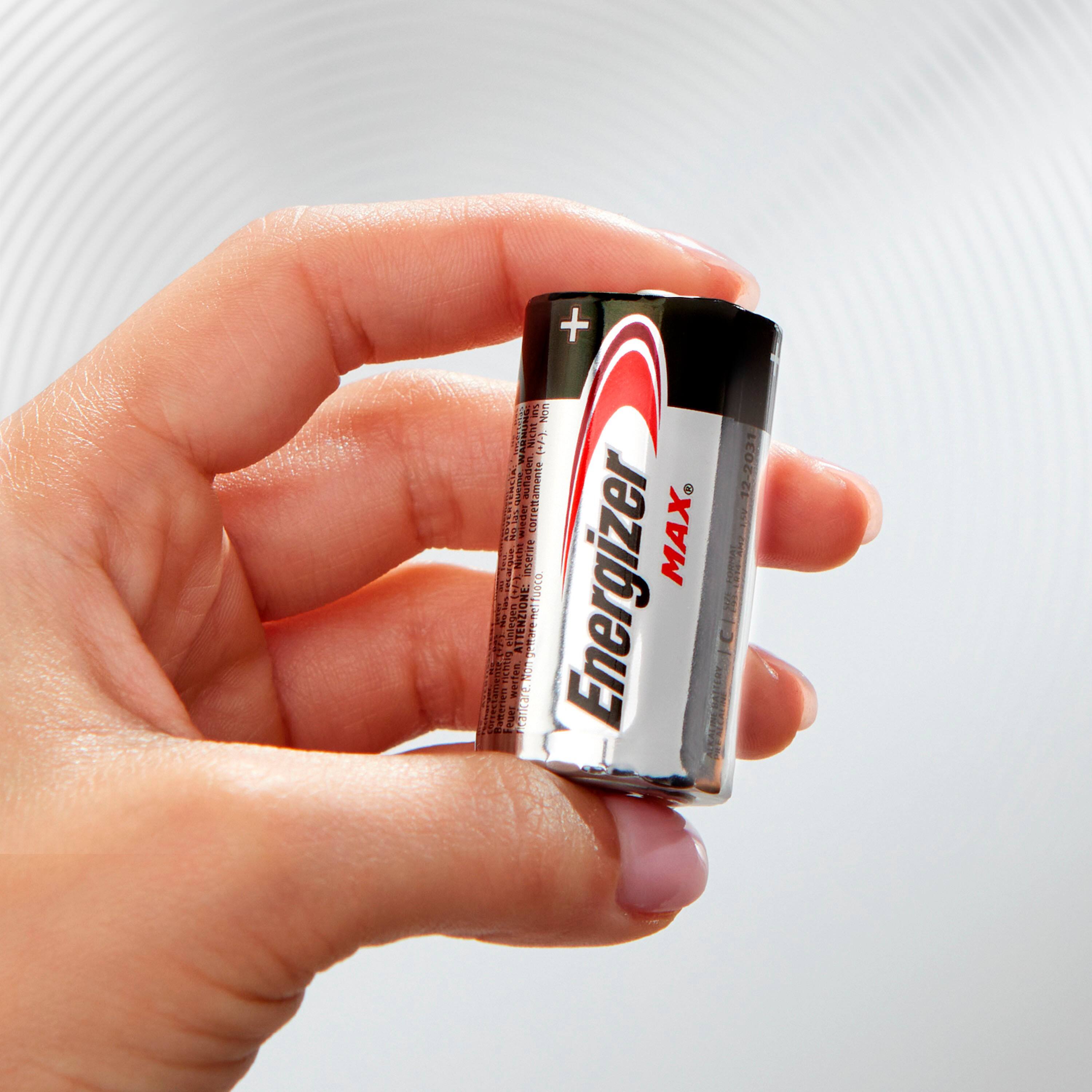 Alt View 11. Energizer - MAX C Batteries (8 Pack), C Cell Alkaline Batteries - Silver.