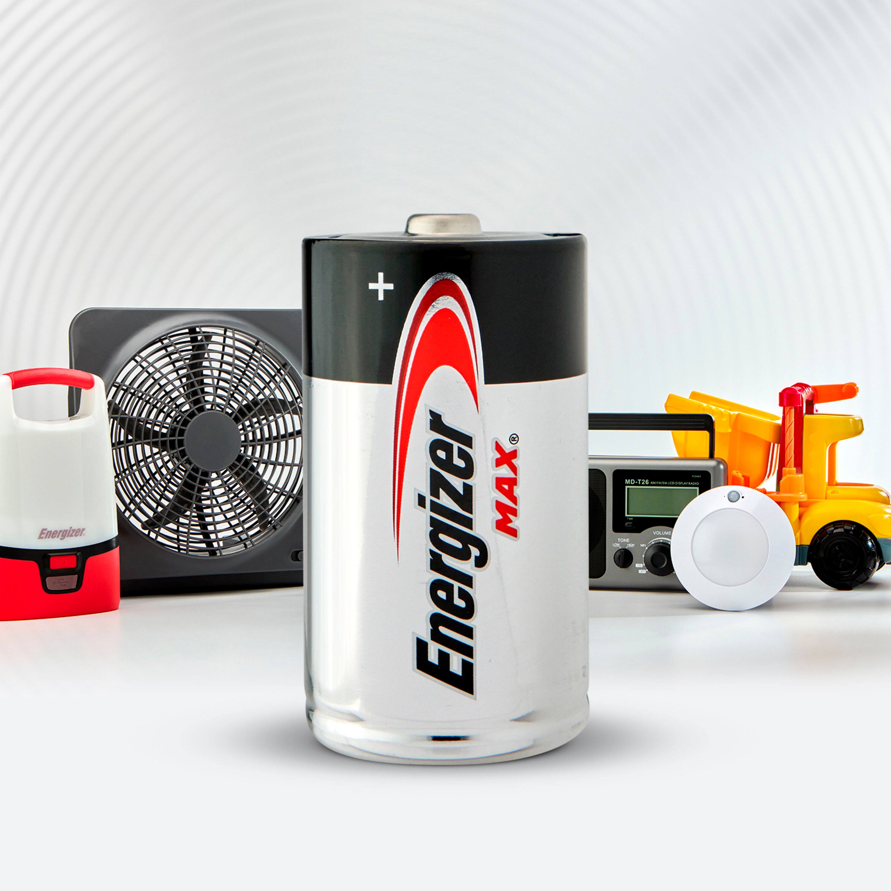 Alt View 14. Energizer - MAX D Batteries (8 Pack), D Cell Alkaline Batteries - Silver.