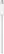 Front. Apple - 1.6' Thunderbolt Cable - White.