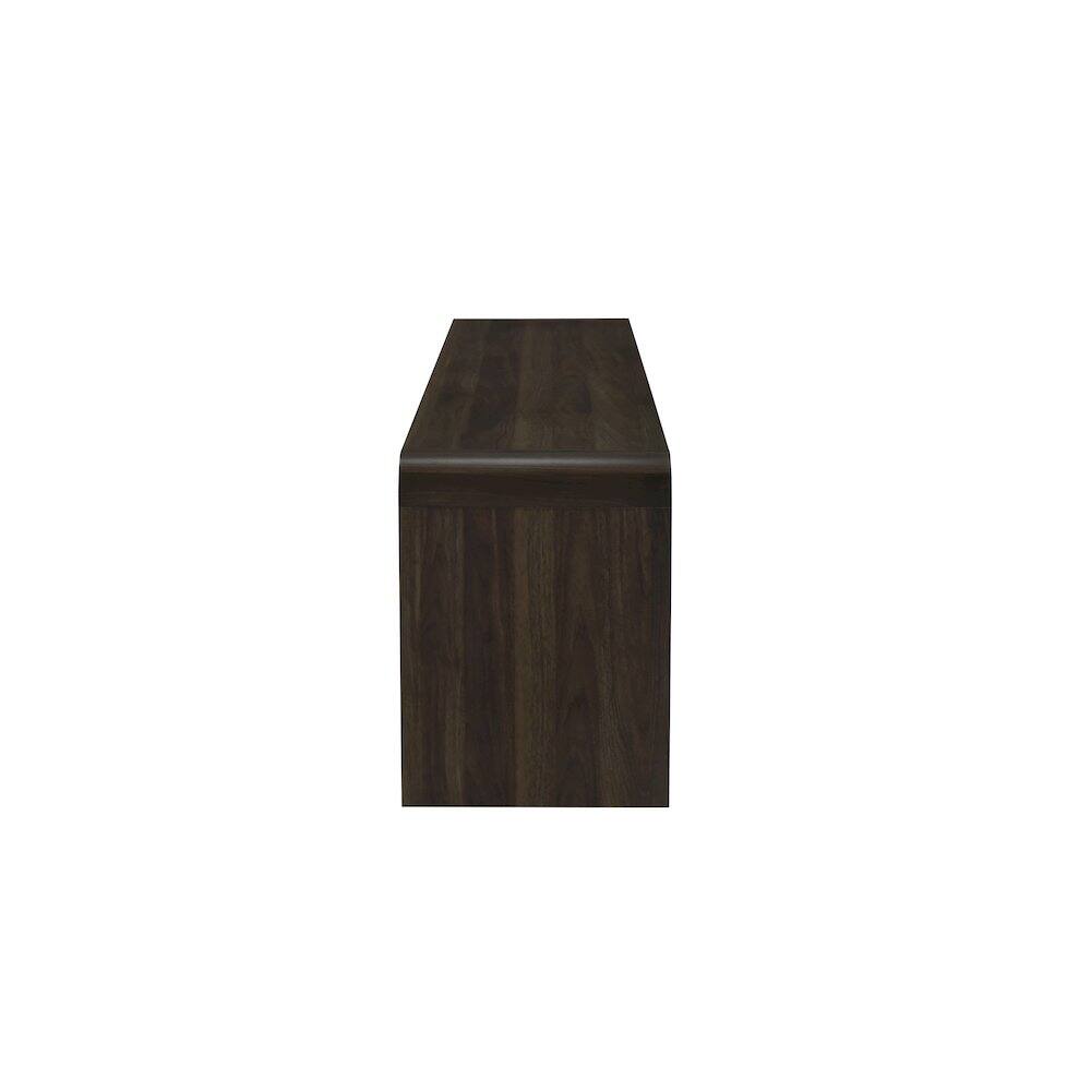 Alt View 2. New Classic Furniture - Mara Wood Walnut TV Stand - Brown.