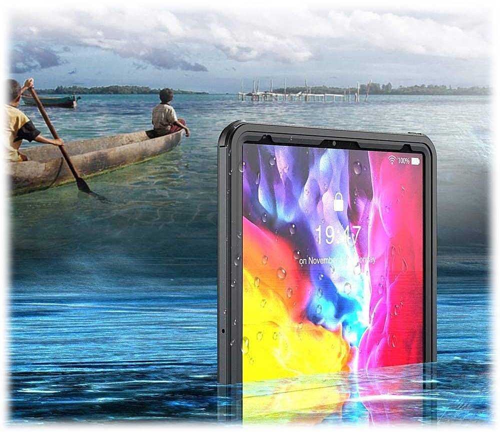 Alt View 14. SaharaCase - Water-Resistant Case for Apple iPad Pro 12.9 (4th, 5th, and 6th Gen 2020-2022) - Black.
