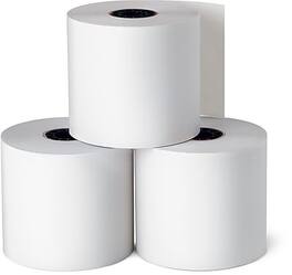 Staples - Adding Machine Paper Roll, 1-Ply, 2 3/4" x 128', 10/Pack (28388/67717) - White