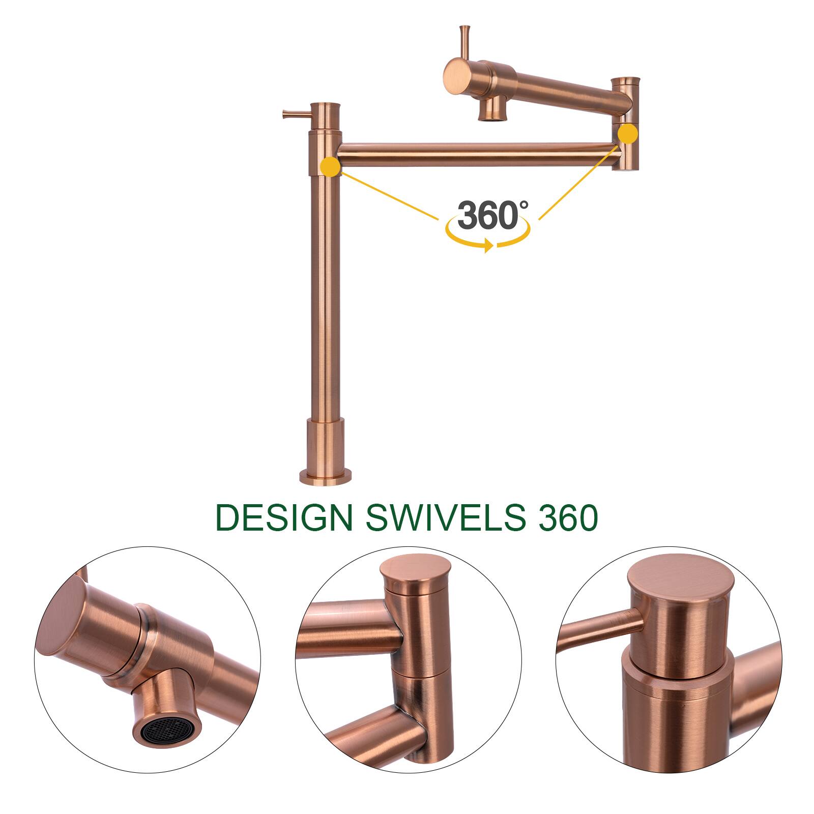 DESIGN SWIVELS 360°