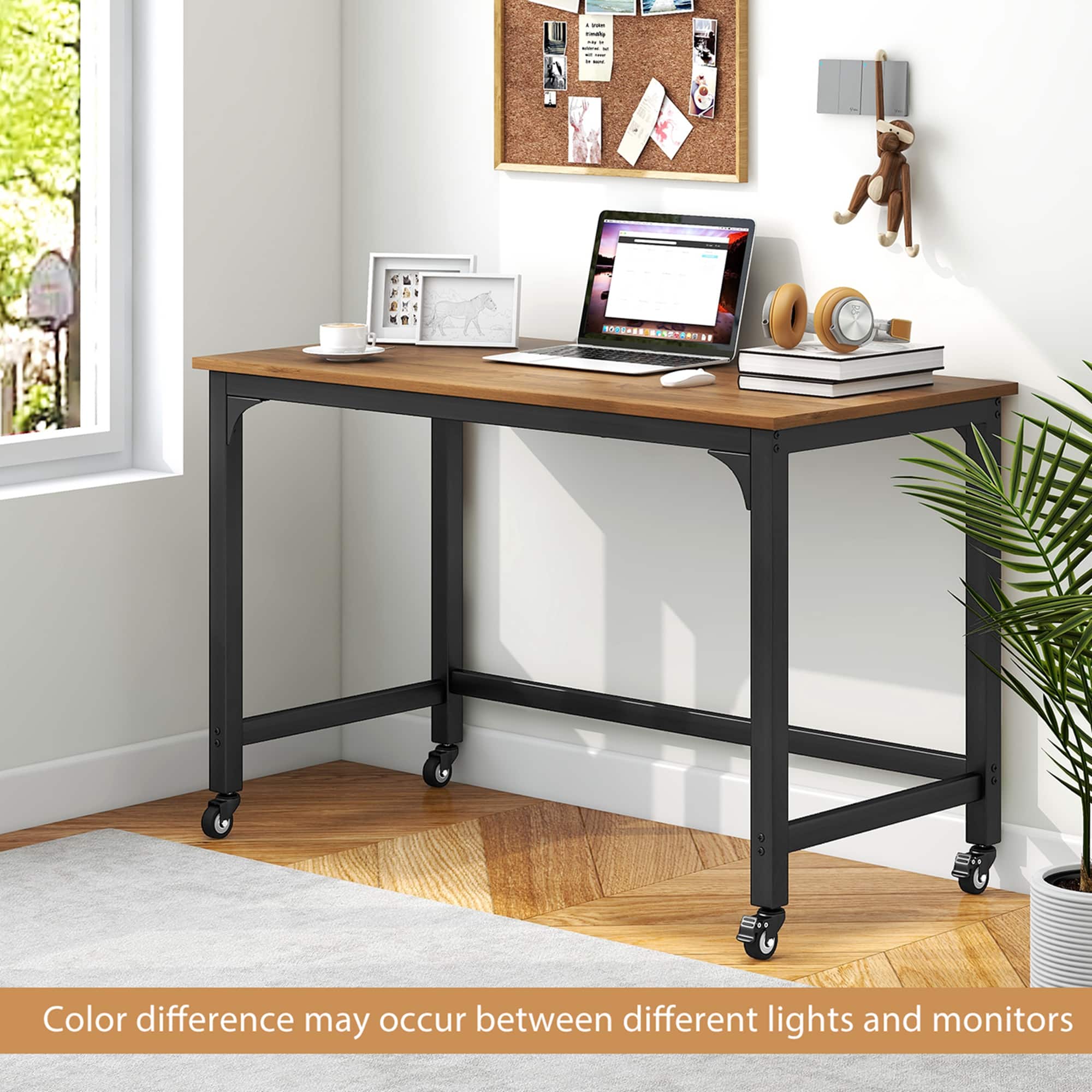 Color difference may occur between different lights and monitors.