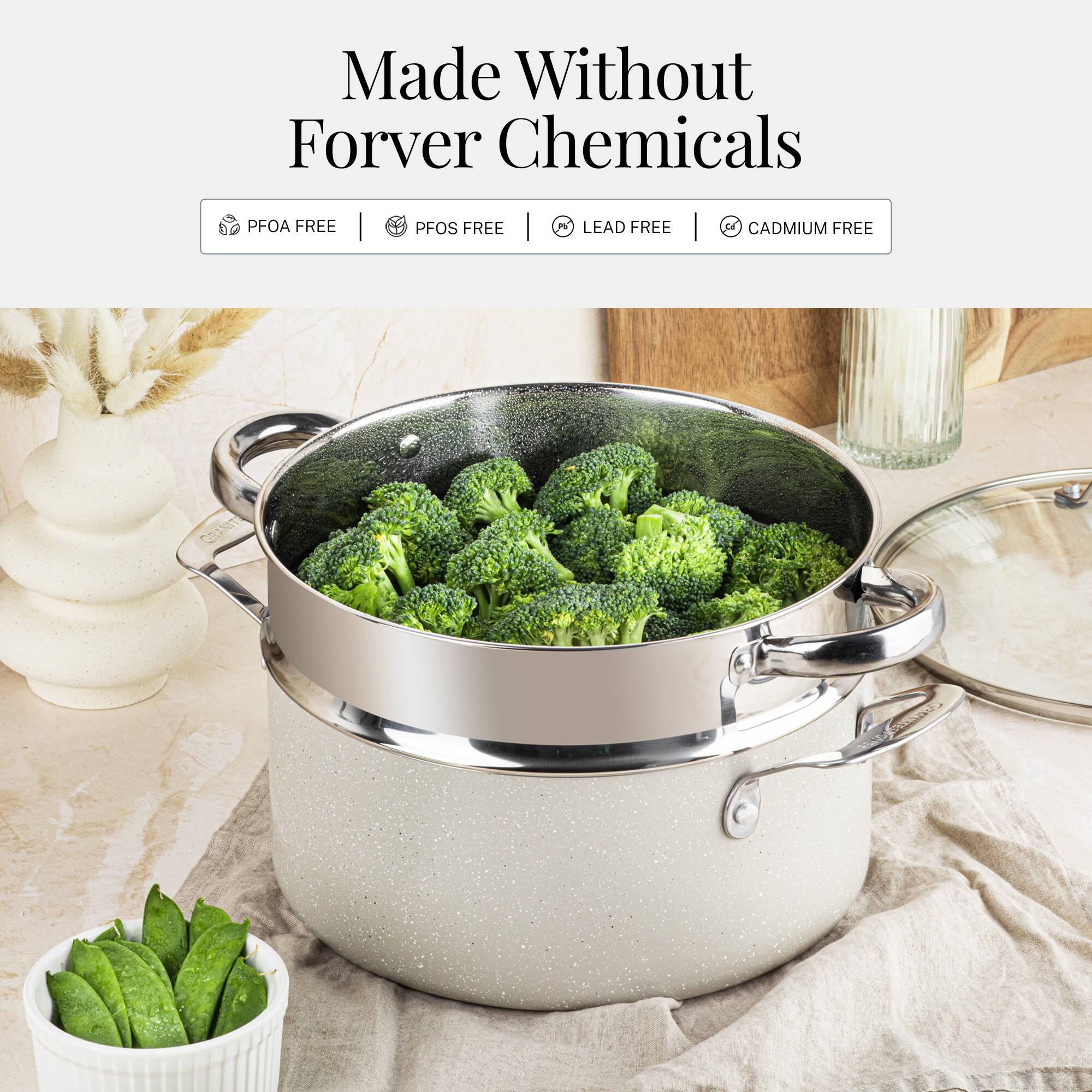 Made Without Forver Chemicals
PFOA FREE | PFOS FREE | LEAD FREE | CADMIUM FREE