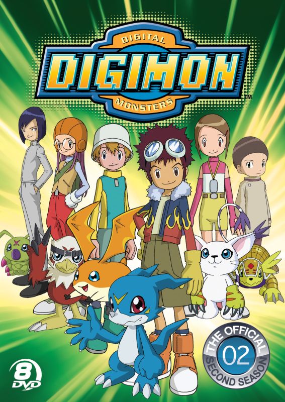  Digimon: Digital Monsters - The Official Second Season [8 Discs] [DVD]
